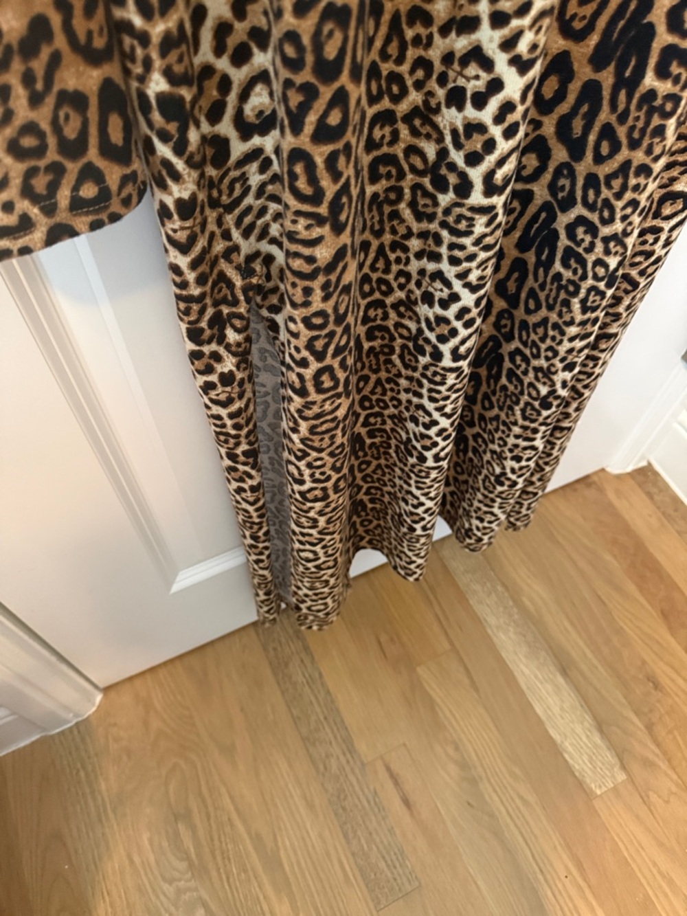 Umgee Leopard Print Open Front Cardigan - Brown & Black - Picture 7 of 8